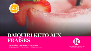 Daiquiri Keto aux fraises