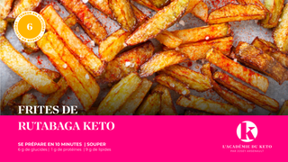 Frites de rutabaga (recette Keto)