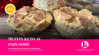Muffins Keto au pain doré
